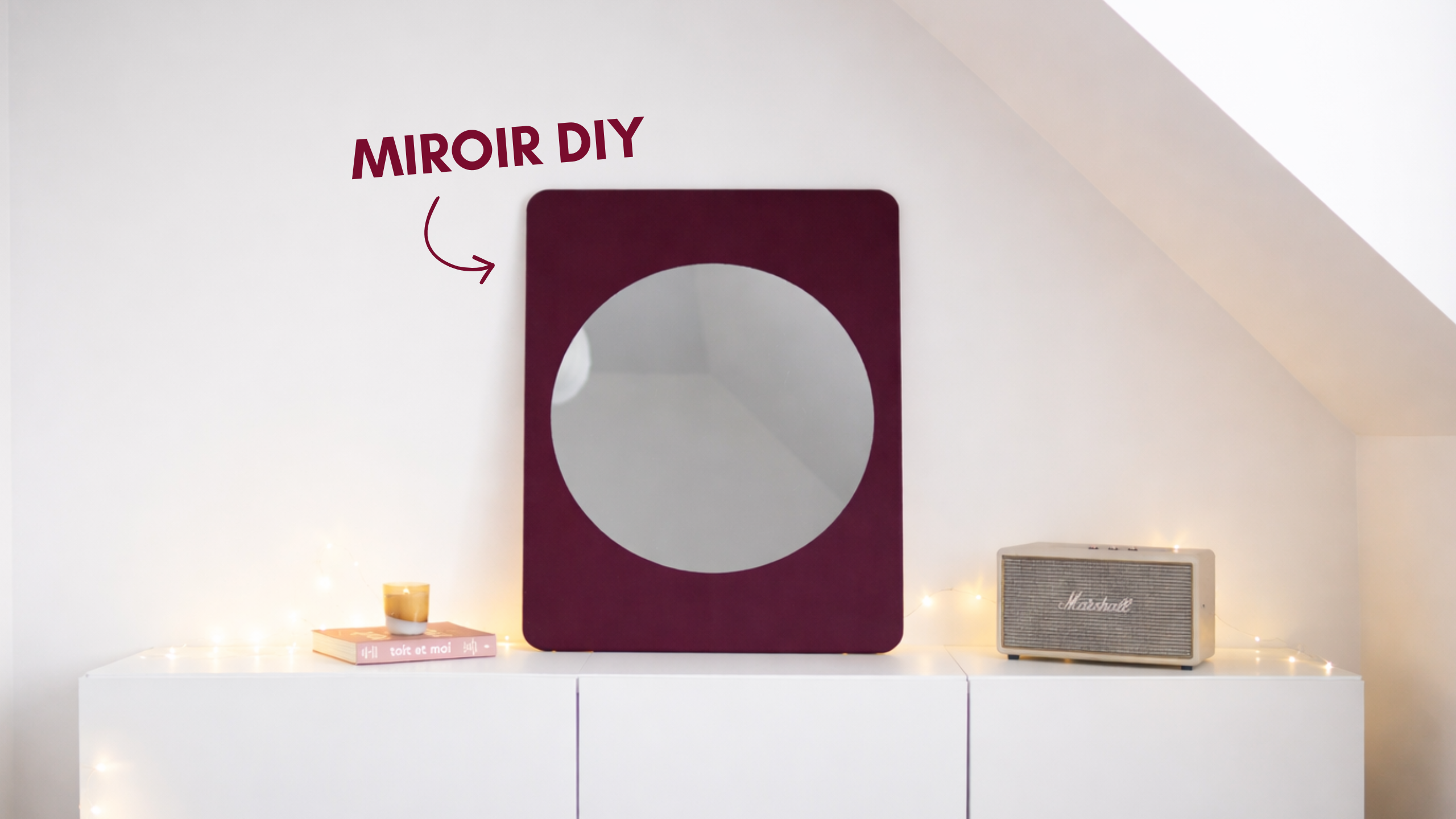 DIY : fabriquer un miroir design soi-même (facile et pas cher)