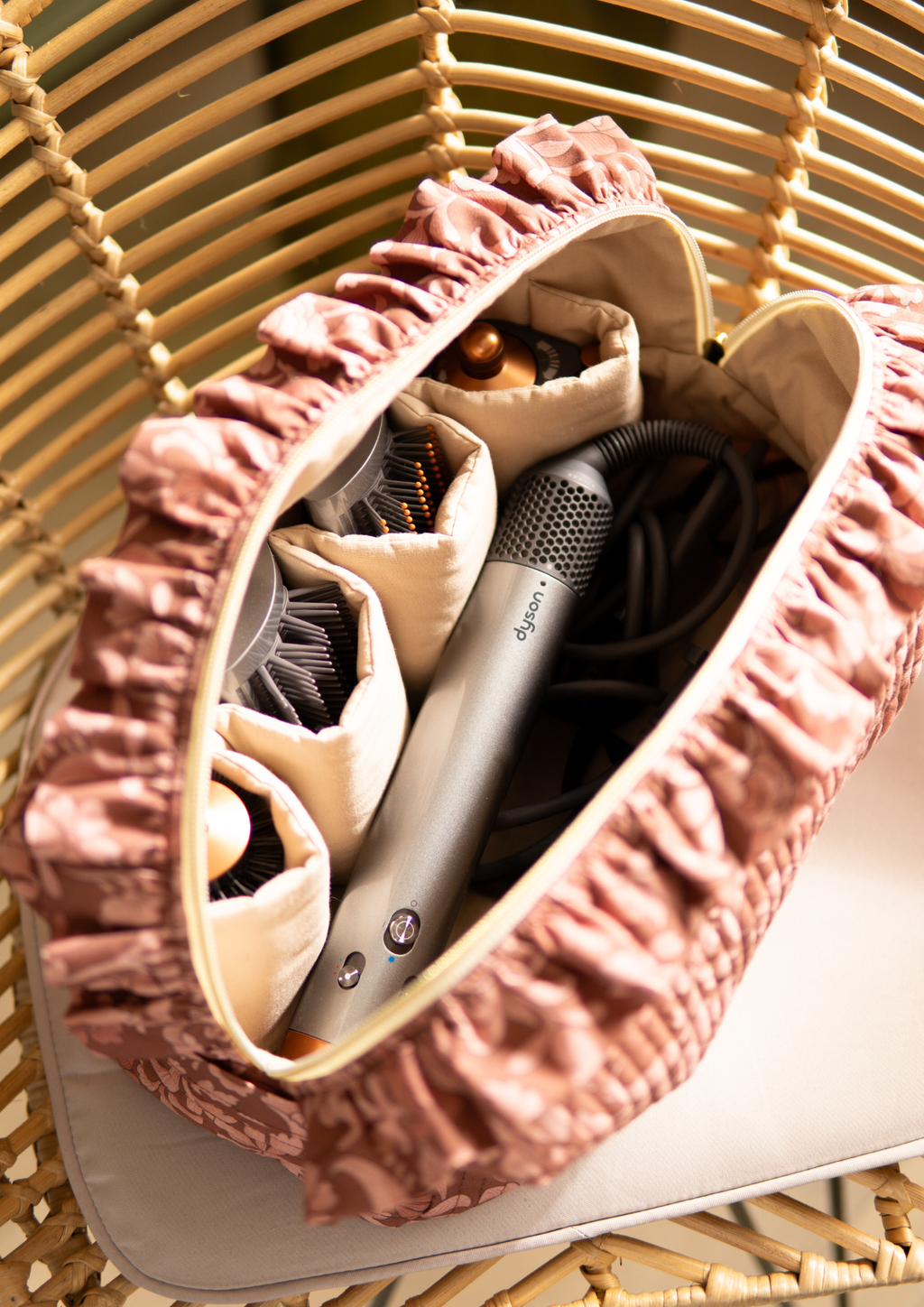 Trousse Dyson Airwrap et trousse de toilette - patron PDF