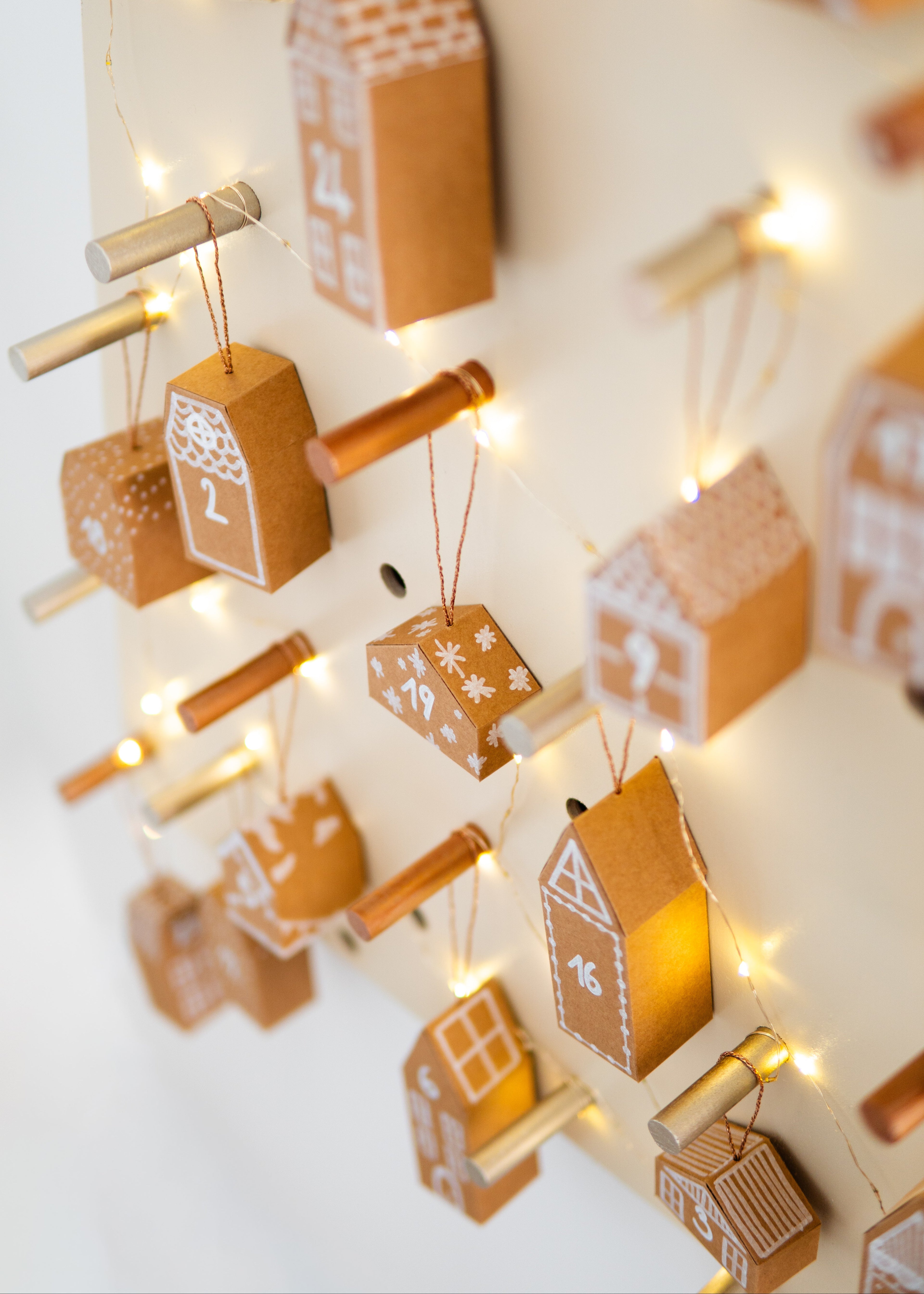 Maisonnettes en papier - Patron PDF