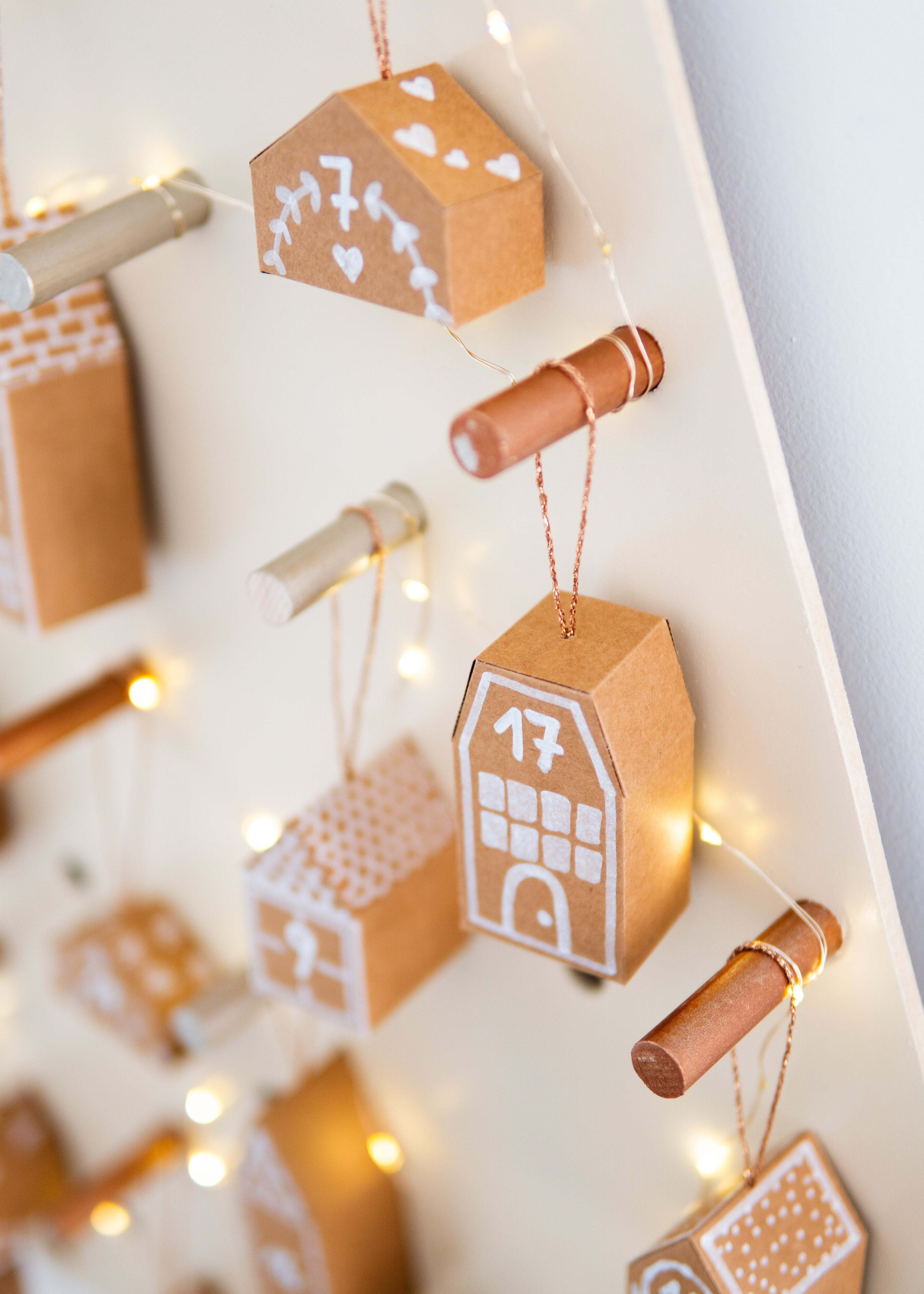 Maisonnettes en papier - Patron PDF