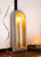 Bougeoir mural en argile - Patron PDF