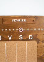 Planificateur en bois - Patron PDF