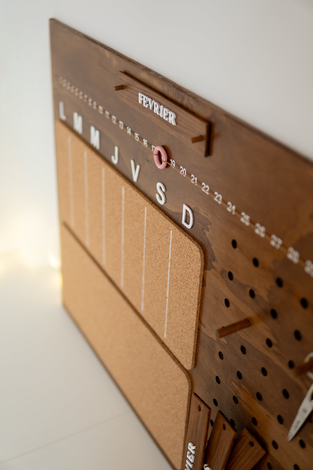 Planificateur en bois - Patron PDF