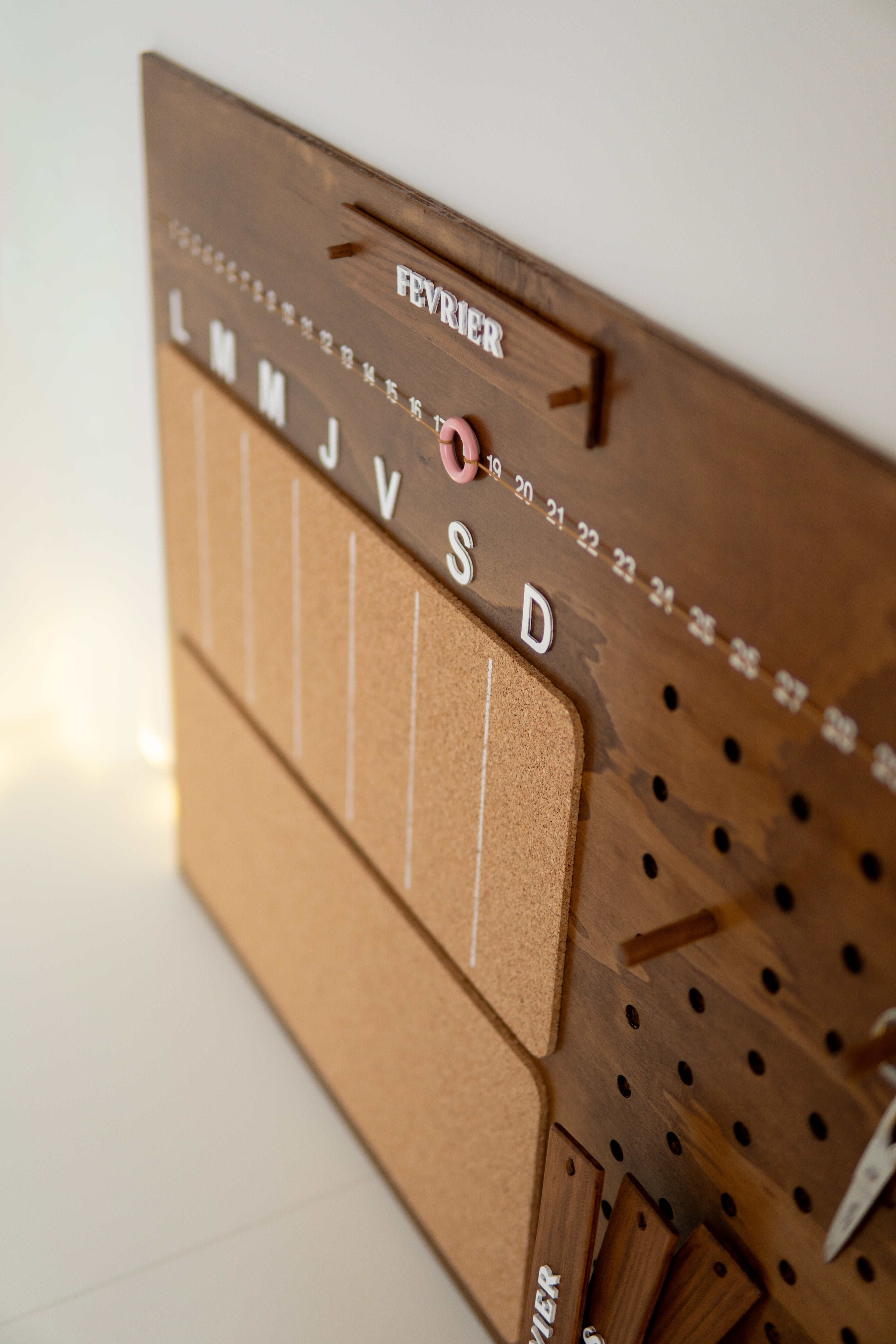 Planificateur en bois - Patron PDF