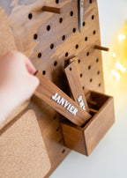 Planificateur en bois - Patron PDF