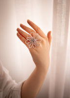 Boucles d'oreille fleurs en perles - Livret PDF