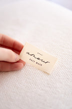 Lot de 5 étiquettes à coudre - Avec Amour, fait main