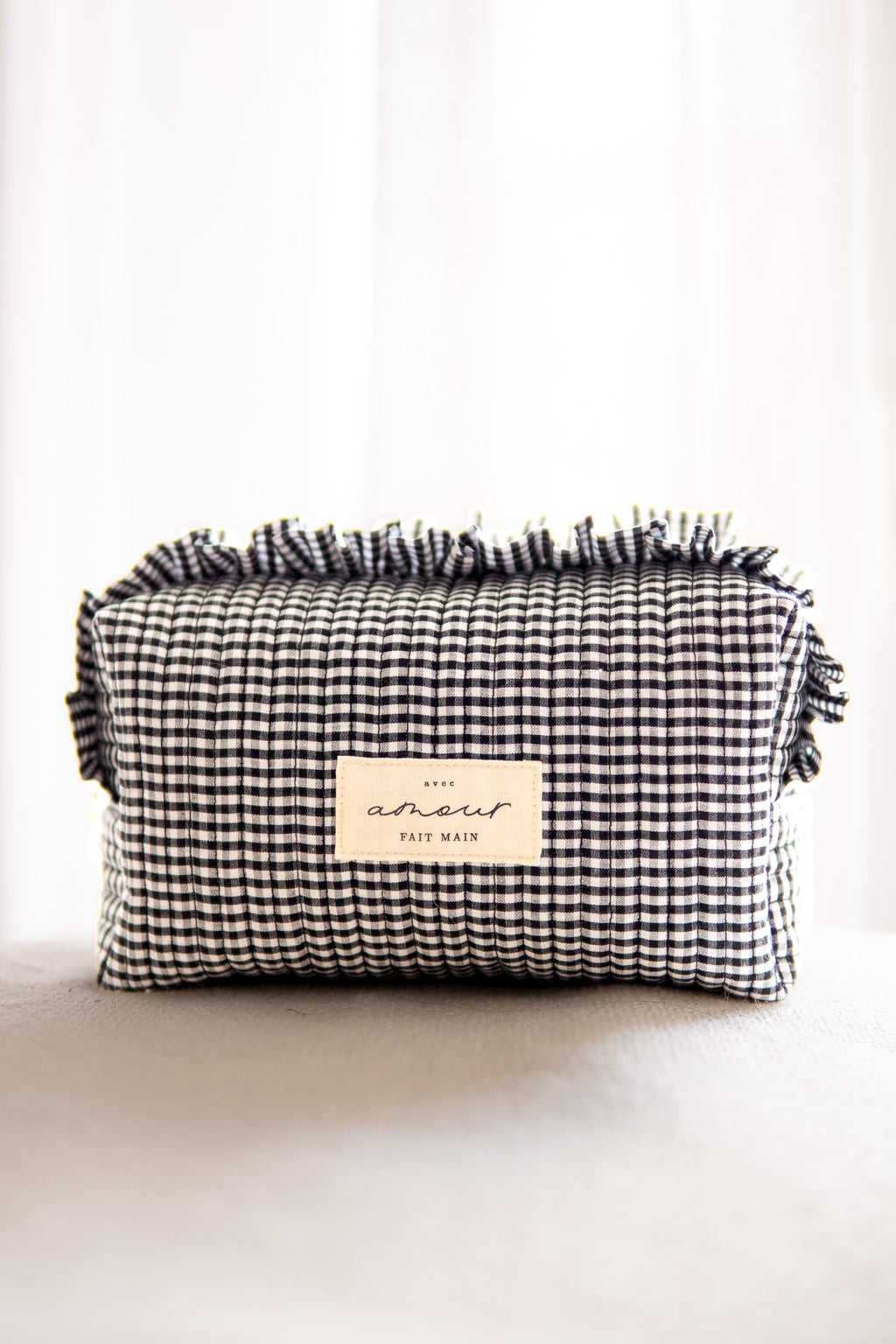 Lot de 5 étiquettes à coudre - Avec Amour, fait main