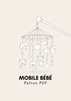 Mobile pour bébé  - Patron PDF