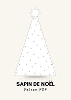 Sapin de noël en bois - Patron PDF