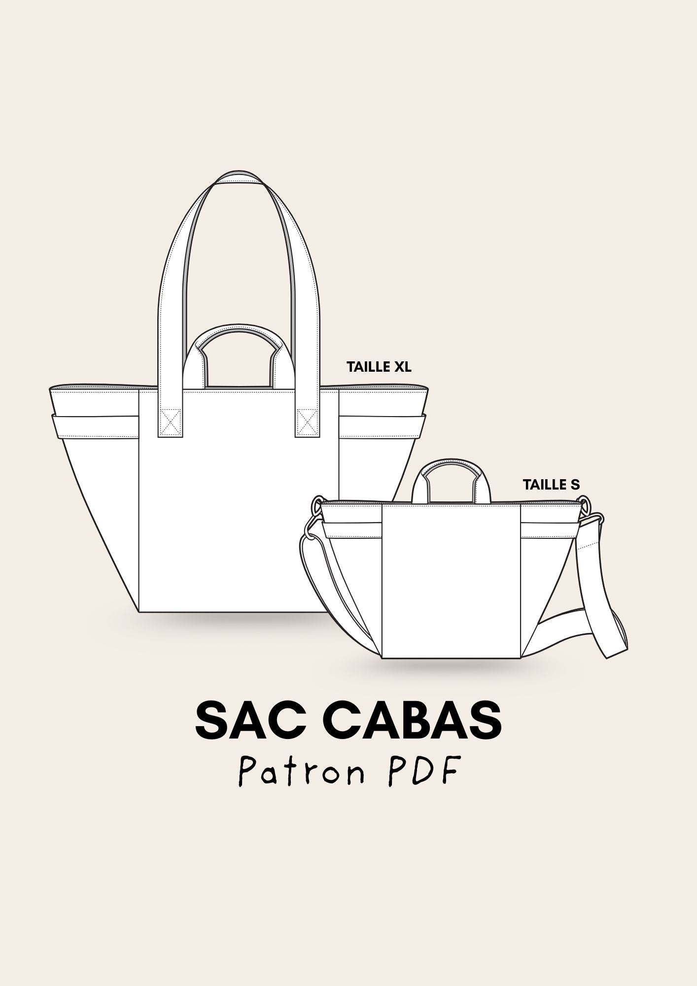 Sac Cabas - Patron PDF