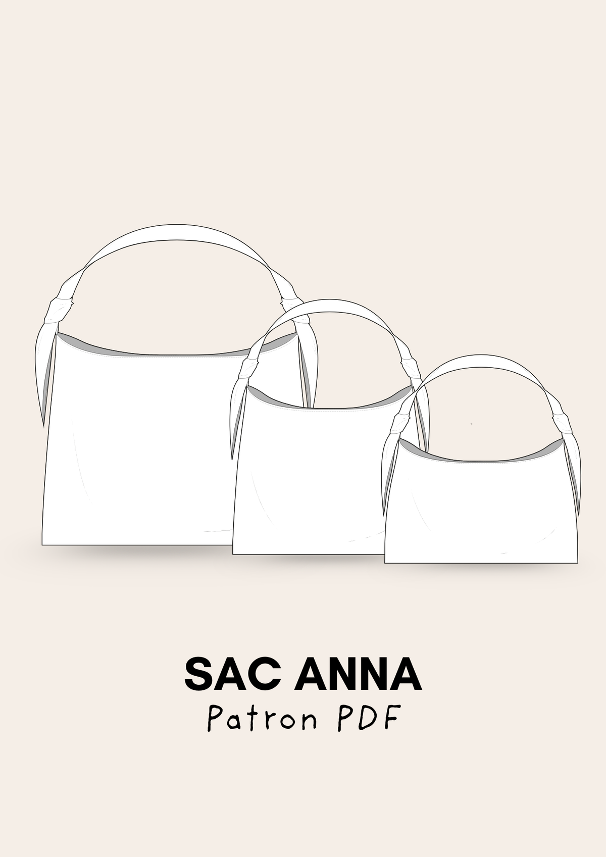Sac ANNA bandanas - patron PDF